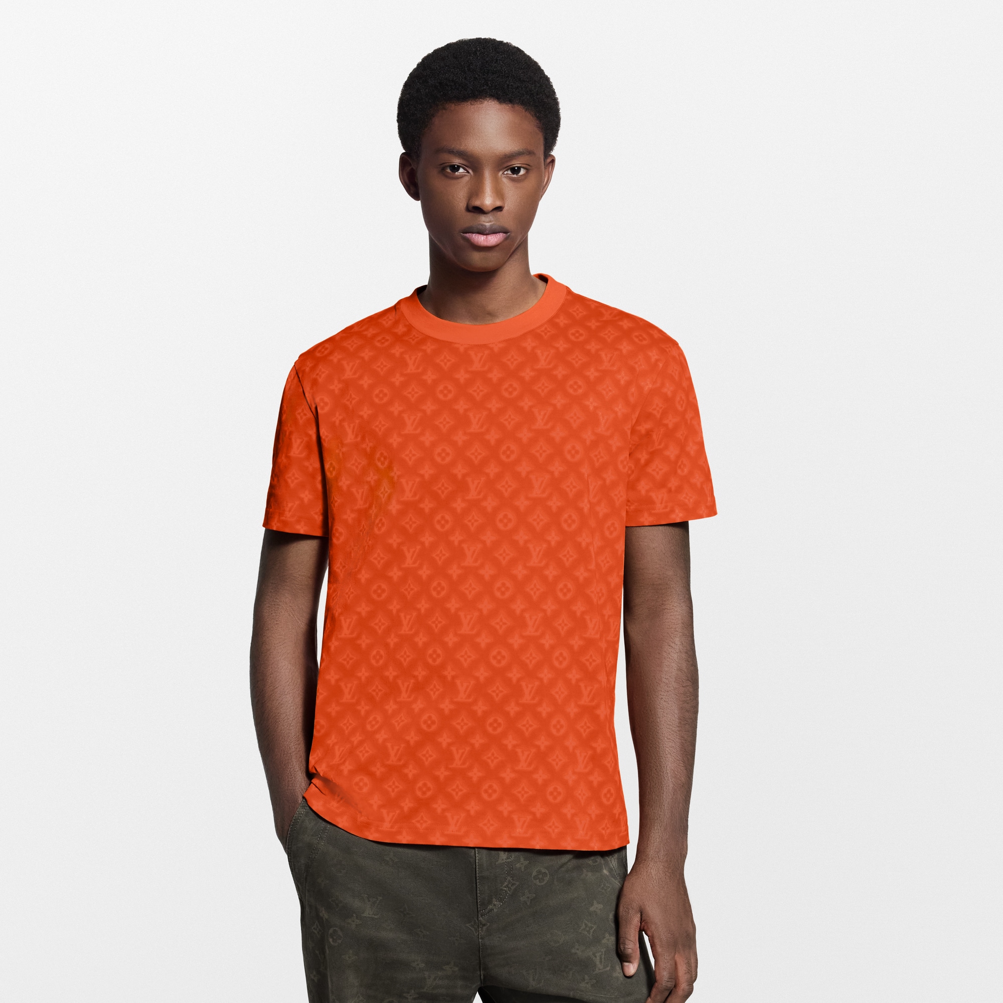 Monogram Short-Sleeved T-shirt - Luxury Orange | LOUIS VUITTON